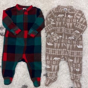 Old Navy fleece footies